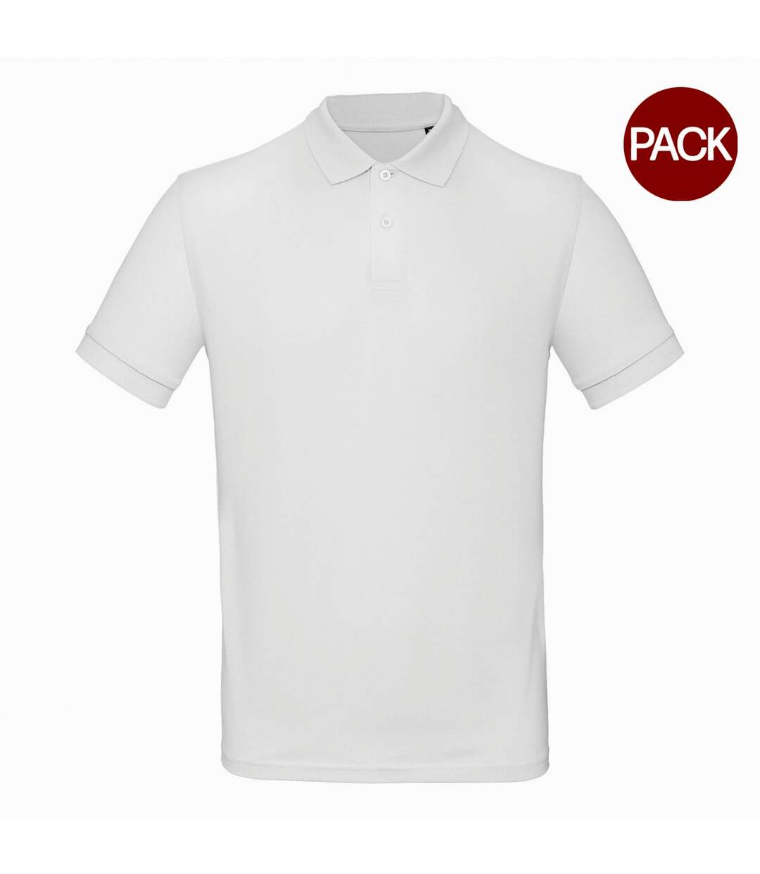 Polos homme blanc B&C-1