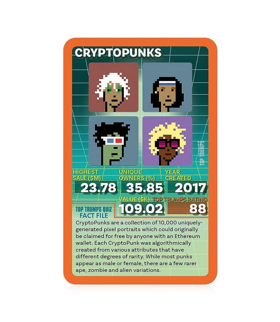 Jeu De Cartes Trends Of Nfts Taille Unique Blanc Rouge Top Trumps-4