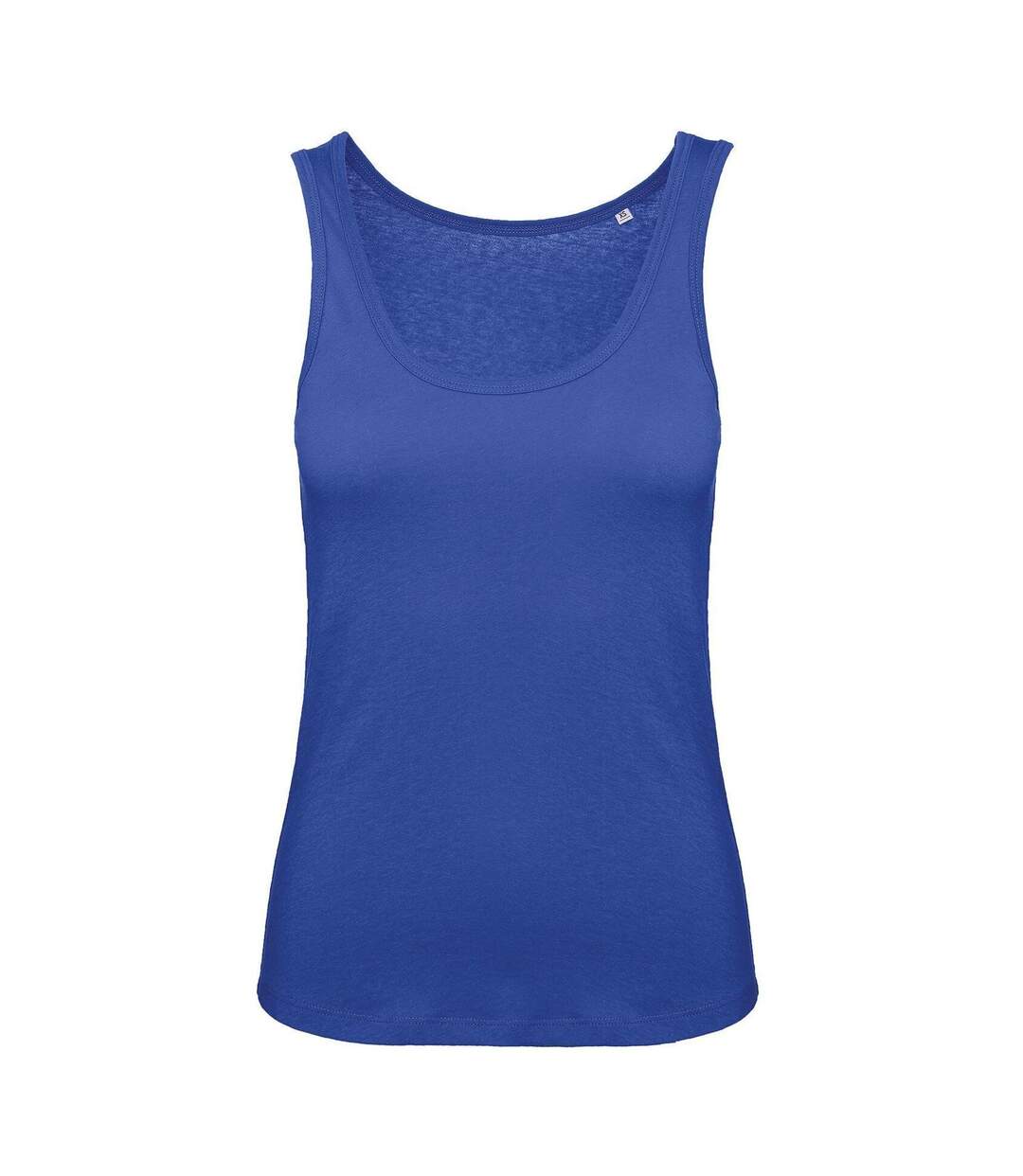 Débardeur coton organique peigné femme - TW073 - bleu cobalt-2