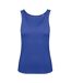 Débardeur coton organique peigné femme - TW073 - bleu cobalt