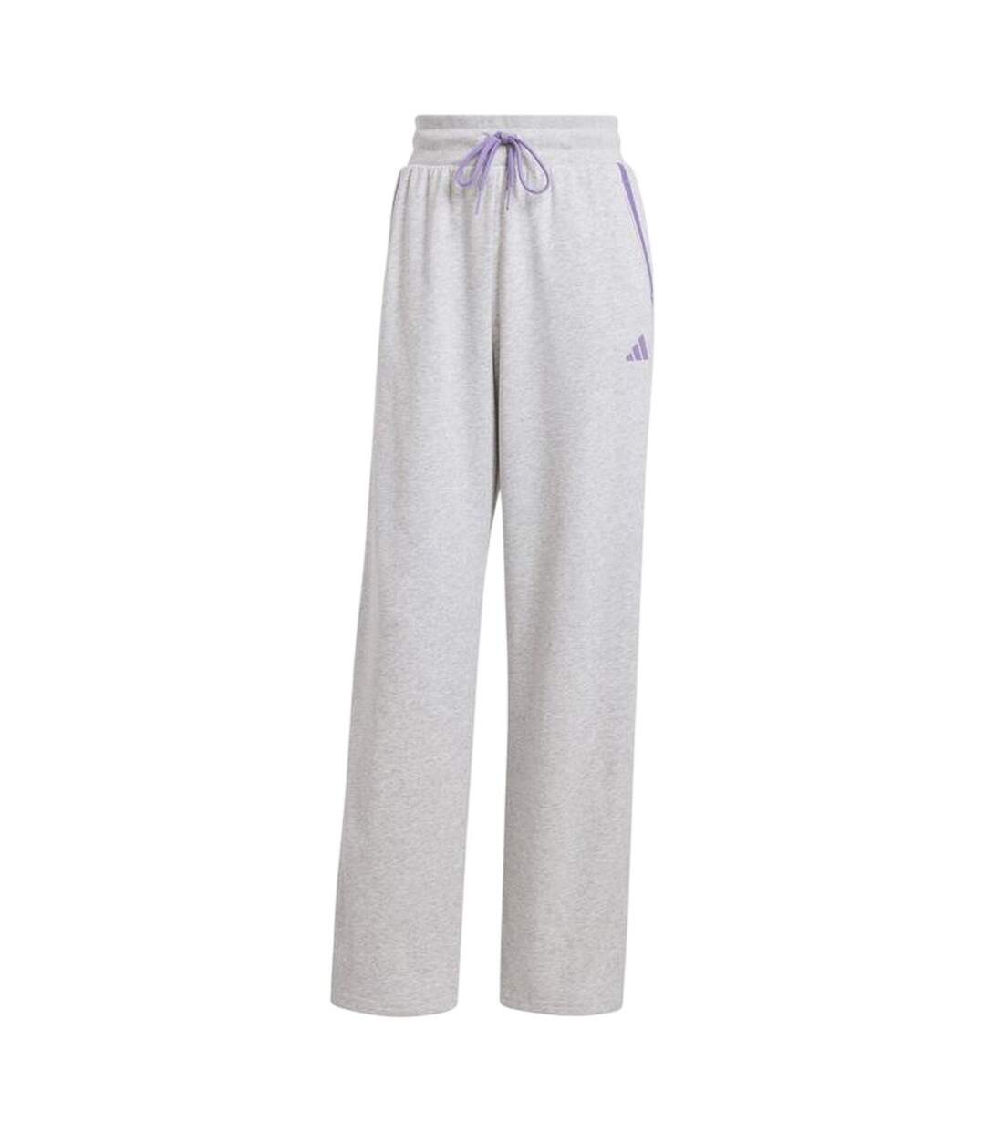 Pantalon De Jogging Essentials Femme Gris Clair Chiné Adidas-2