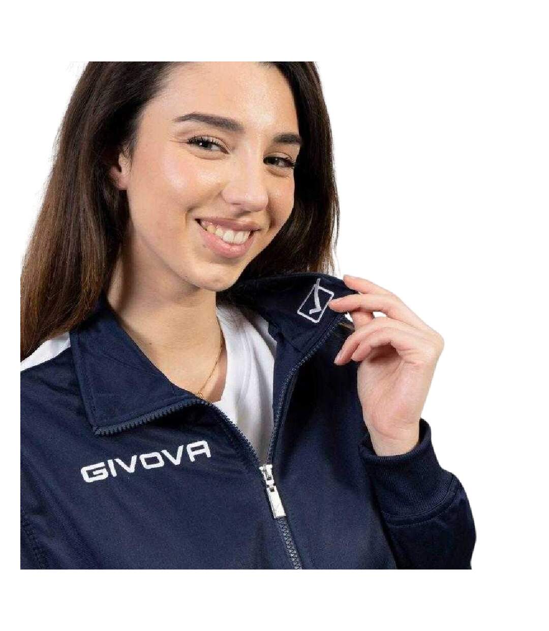 Ensemble Ensemble De Survêtement Tuta Revolution Homme Blanc Bleu Marine Foncé Givova-4