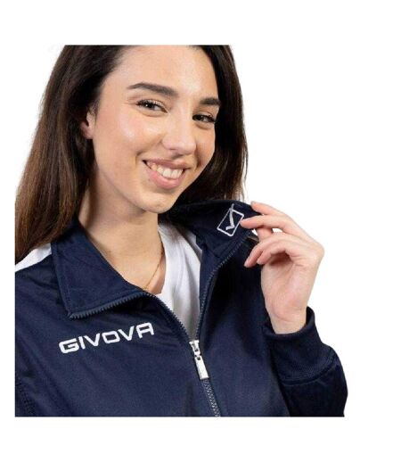 Ensemble Ensemble De Survêtement Tuta Revolution Homme Blanc Bleu Marine Foncé Givova
