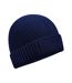Bonnet Bleu Marine Oxford Beechfield-2