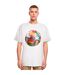 Mens Footballs Coming Home Europe Tour Oversized T-shirt White Mister Tee-1