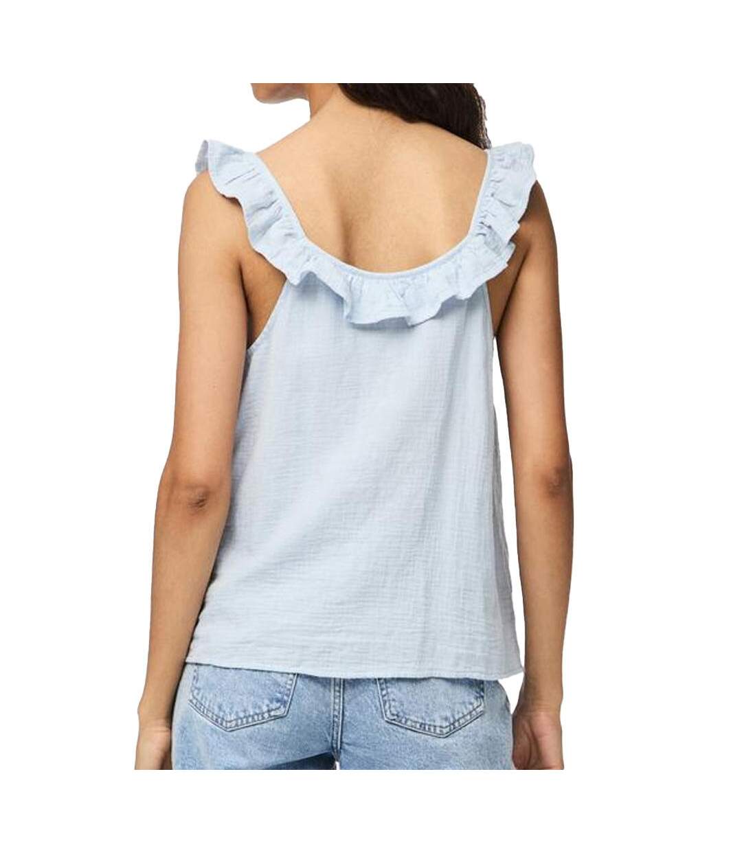 Top bleu femme pieces astina-2