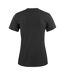 Womens/ladies Heavier Pro T-shirt Black Printer-2