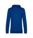 Sweat À Capuche Motif/style Uni Homme Bleu Roi B&C-1