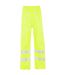 Mens Hi-vis Waterproof Trousers Yellow Dunlop-1