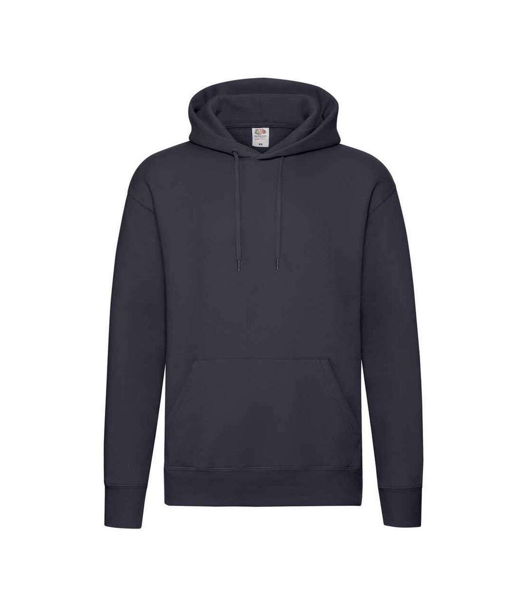 Mens premium hoodie deep navy Fruit of the Loom-1