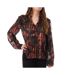 Chemise noire/rouge femme kaporal seven-1