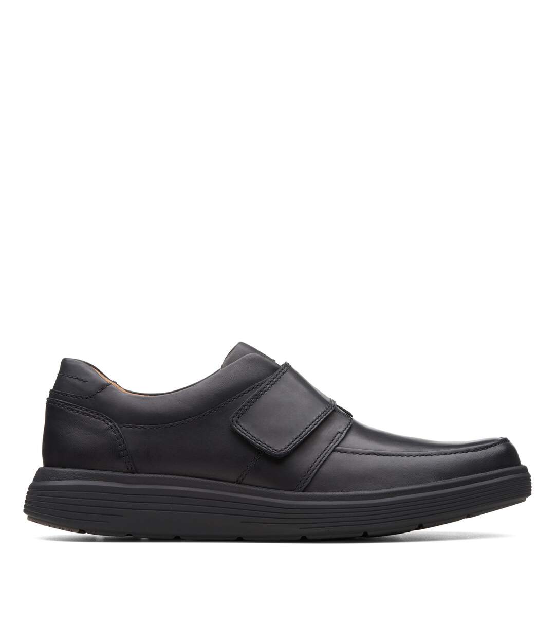 Chaussures en cuir un abode strap homme noir Clarks-4