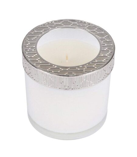 Bougie Verrine Parfumée Élégant 10cm Blanc