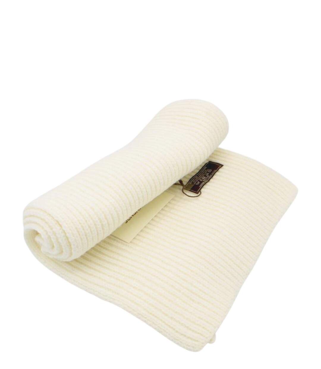 Echarpe homme classique - Couleur écru - Effet cachemire-2