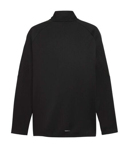 Mens King Athletic Training Drill Top Black Gold Puma