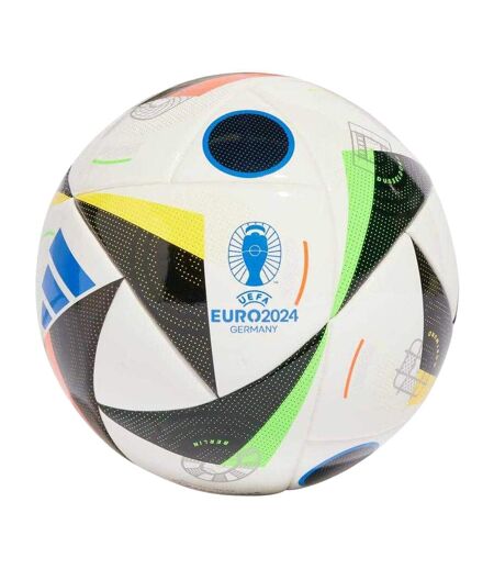 Mini Ballon De Foot Euro Fussballliebe Taille 1 Blanc Bleu Jaune Adidas