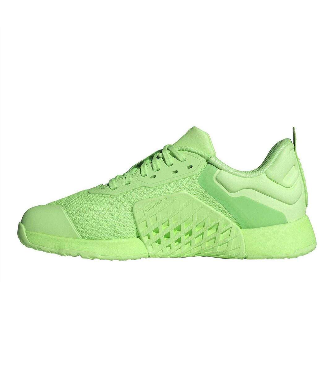 Womens/ladies Dropset 3 Trainers Lime Green Adidas-3