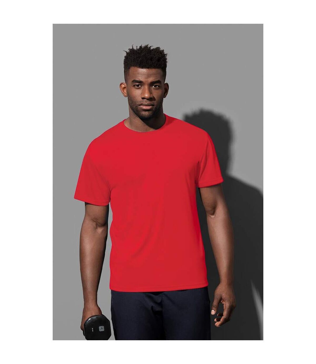 Stedman Mens Active Cotton Touch Tee (Crimson Red)