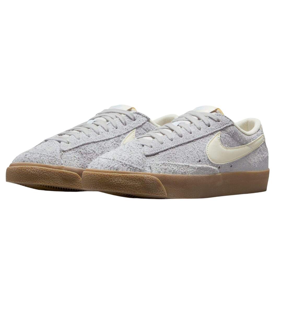 Baskets Motif/style Large Blazer Femme Gris Marron Pâle Nike-4