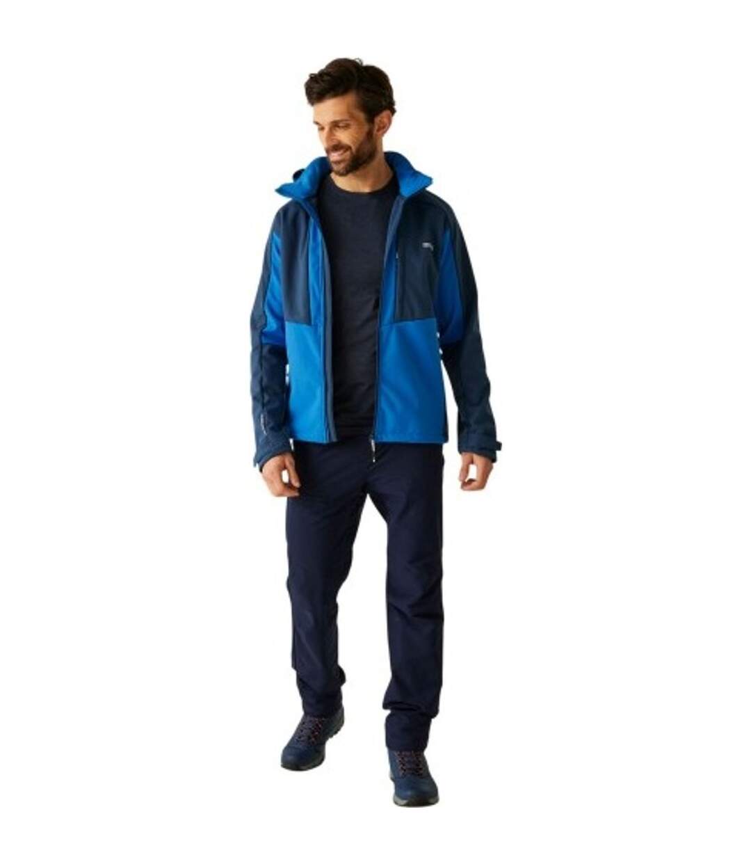 Veste Softshell Hewitts Homme Bleu Plongée Denim Sombre Regatta-1