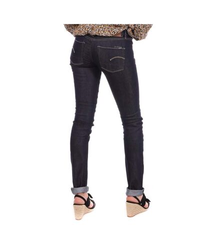 Jean Slim Denim foncé Femme G-Star 3301 - W31-L34