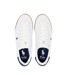 Womens/ladies Hester Leather Trainers White Navy Ralph Lauren-4