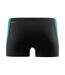 Mens Hyperbloom Splice Swim Shorts Black Turquoise Speedo-2