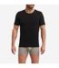 Lot de 2 t-shirts homme thermorégulateur coton col rond Sport