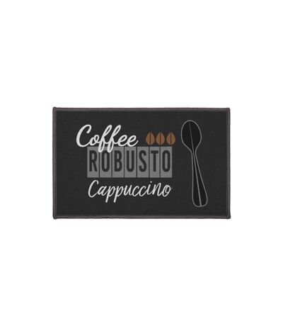 Tapis Déco Imprimé Cappuccino 50x80cm Marron