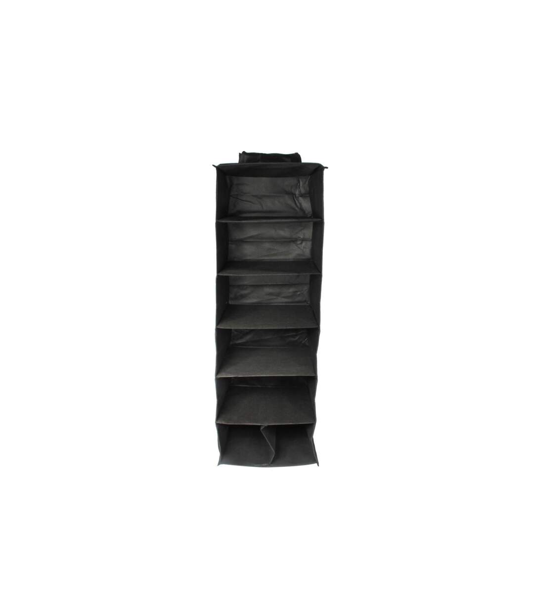 Rangement Compartimenté Dressing 90cm Noir-1