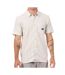 Chemise ecru/beige homme teddy smith akuma-1