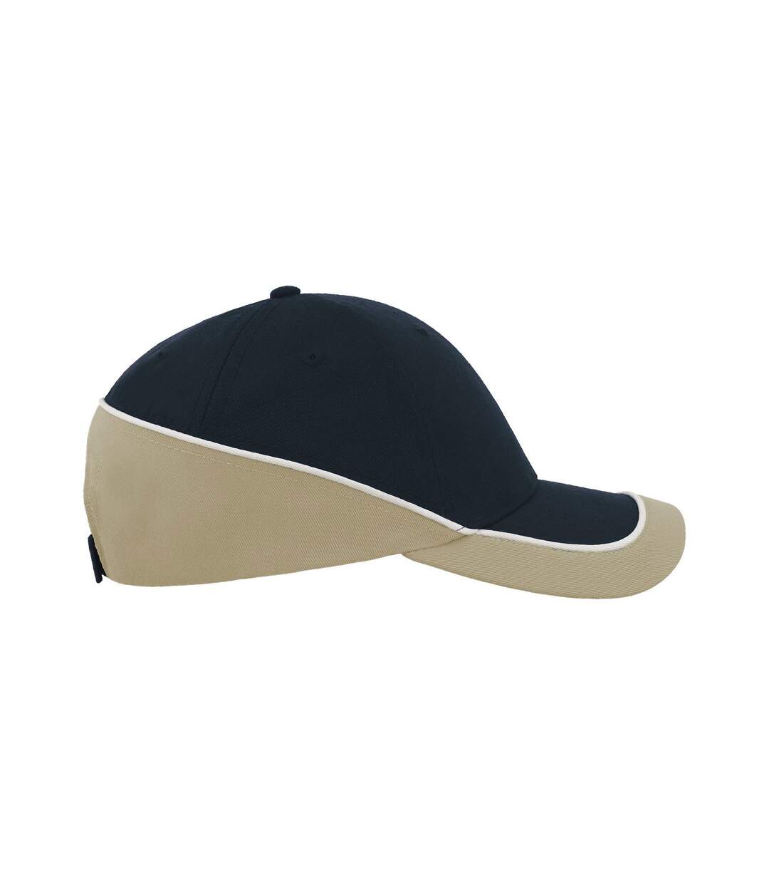 Casquette compétition racing mixte bleu marine / beige Atlantis-4