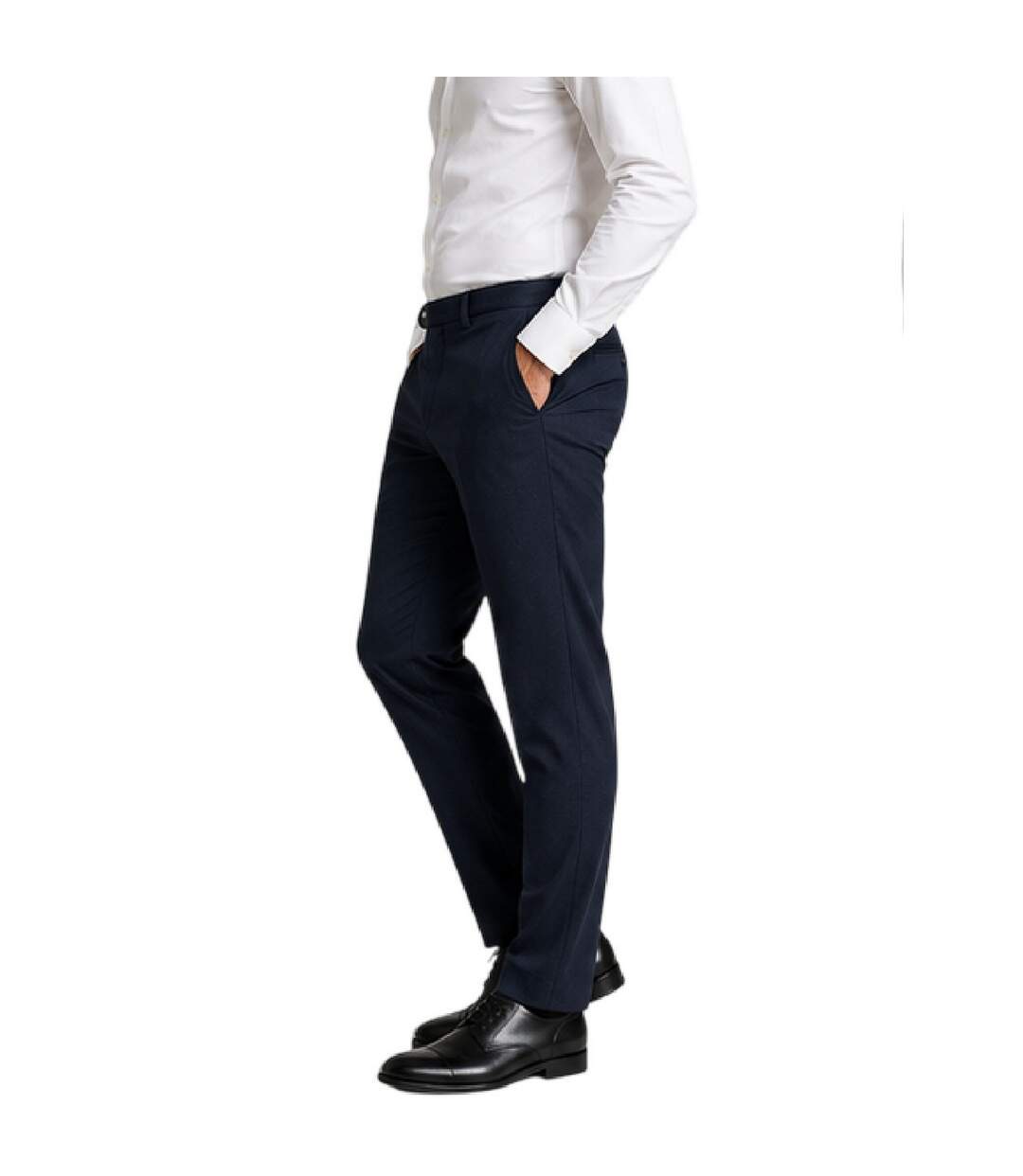 Mens Kaito1 Trousers Dark Blue Boss-4