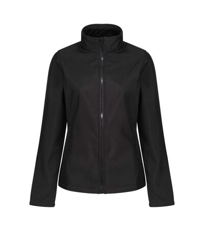 Regatta Standout Womens/Ladies Ablaze Printable Soft Shell Jacket (Black/Black) - UTPC3285