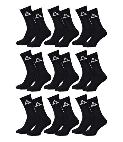 Chaussettes Homme LE COQ SPORTIF 9 Paires CREW NOIR