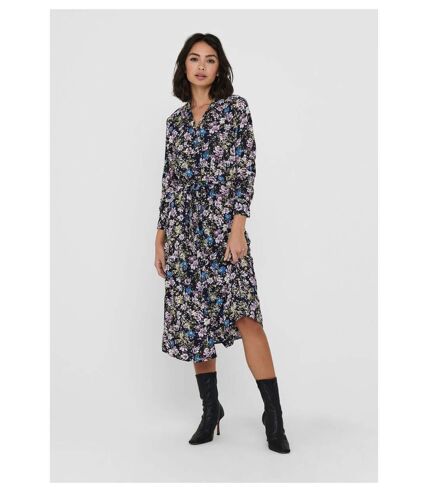 Robe longue imprimé fleuri