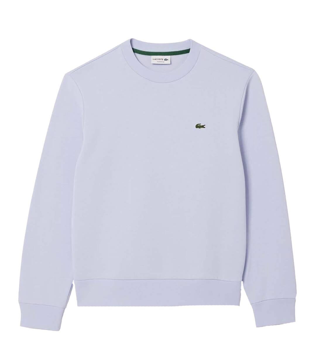 Mens Fleece Crew Neck Sweatshirt Blue Lacoste-2