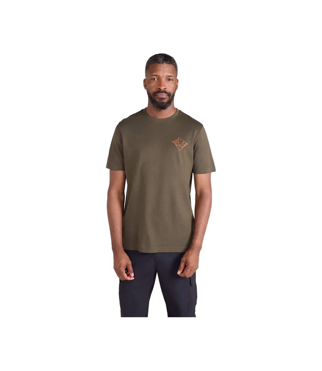 T-shirt Peaks Homme Vert Mountain Warehouse-1