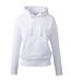 Womens/ladies Organic Hoodie White Anthem-2