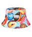 Bob Motif/style Beignet Adulte Tournesol Blanc Imprimé Spiral-1