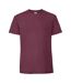 T-shirt Iconic Premium Homme Bordeaux Fruit Of The Loom-1