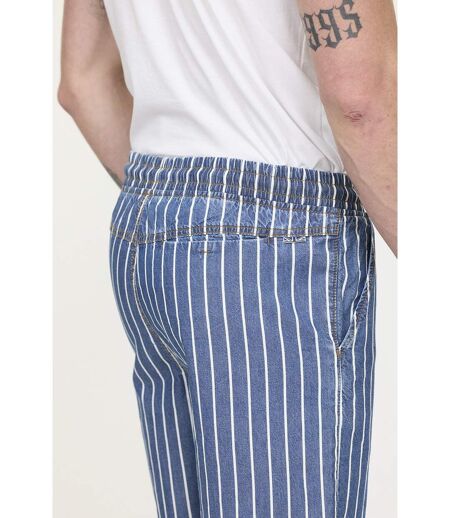 Short NORY Light Blue stripes