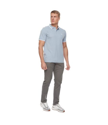 Polo Upwood Homme Bleu Clair Bewley & Ritch