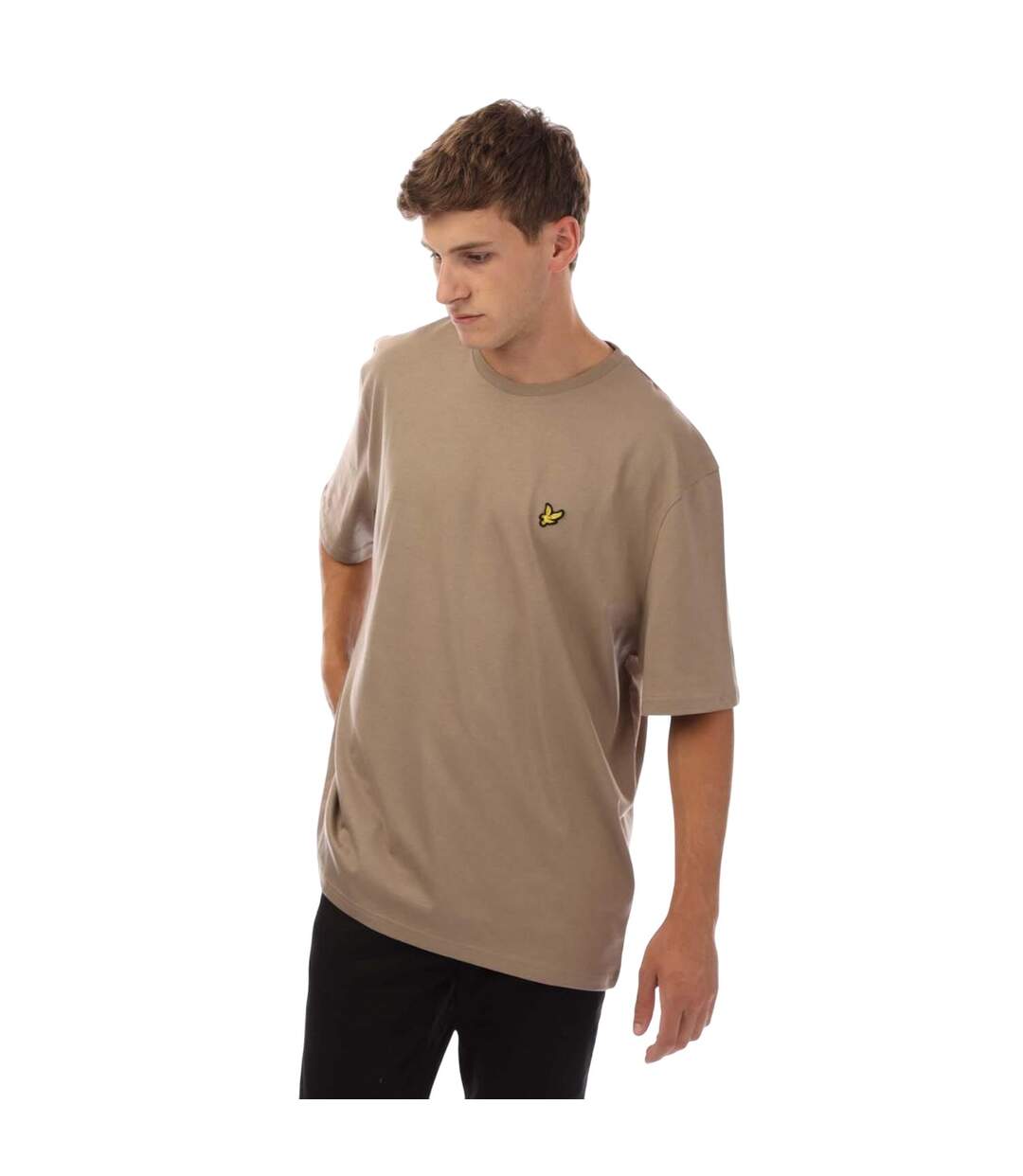 T-shirt Uni Homme Taupe Lyle & Scott-2