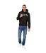 Sweat À Capuche Sullivan Homme Noir Crosshatch-1
