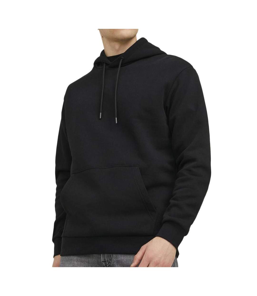 Sweat à Capuche Noir Homme JACK & JONES 12249340 - M-1