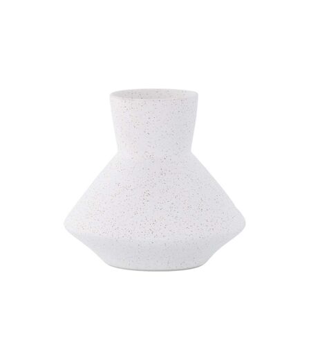 Vase Design Rellis 22cm Blanc