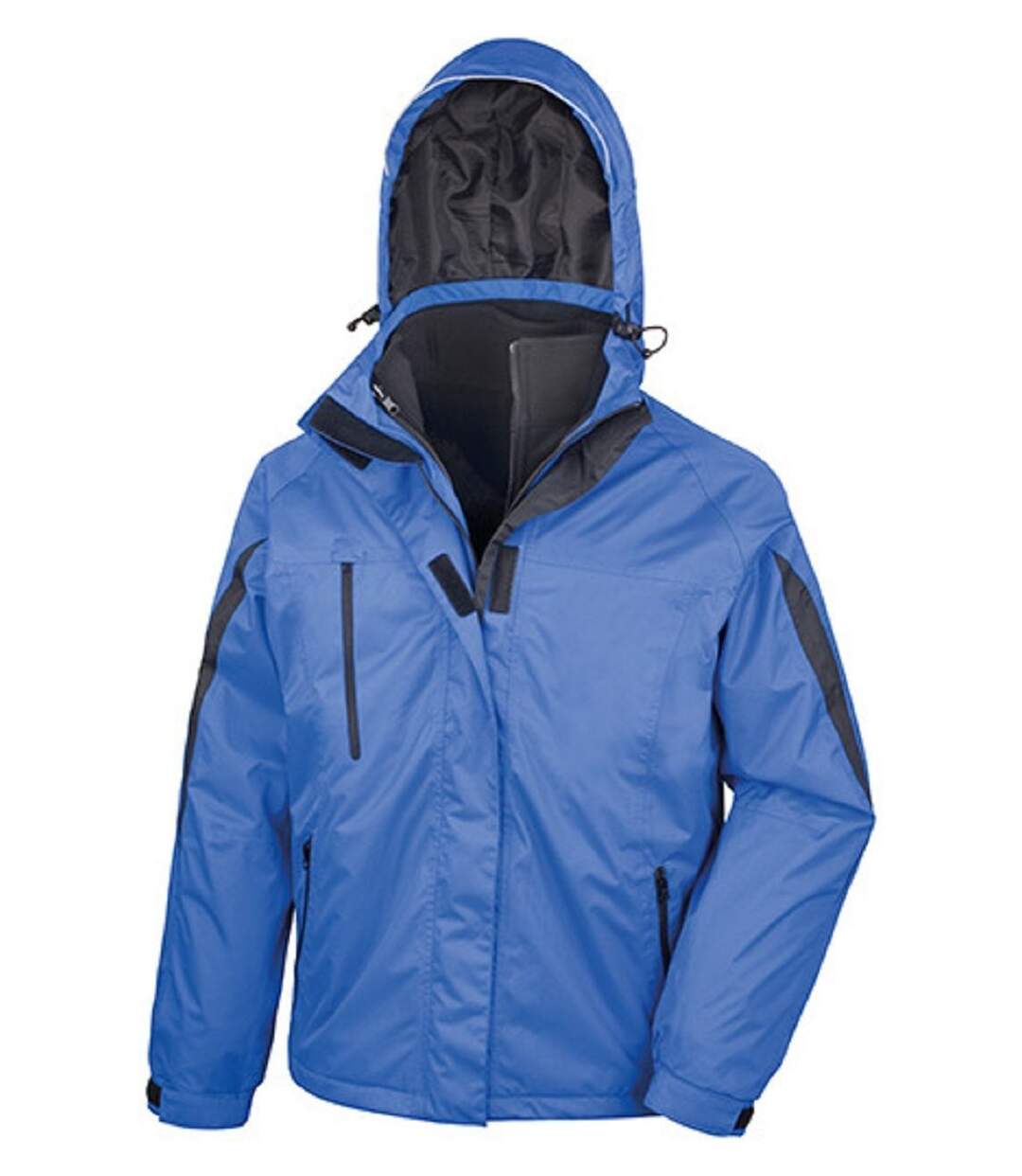 parka 3 en 1 - Homme - intérieur softshell - R400M - bleu roi-1