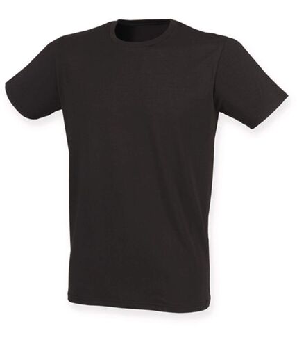 T-shirt col rond - Homme - SFM121 - noir