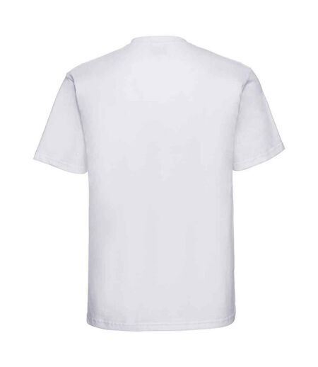 Unisex Adult Super Ringspun Cotton Classic T-shirt White Russell